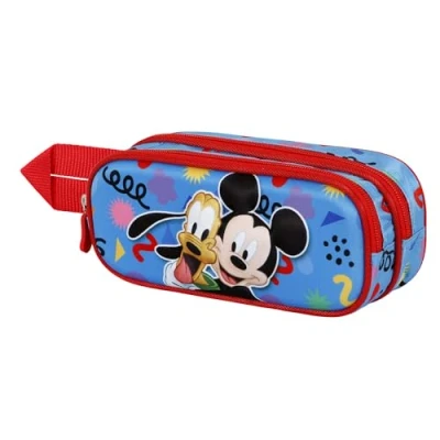 Image de Karactermania Mickey Mouse Mates 3D Double Trousse pour enfants, Taille: One Size, Azul
