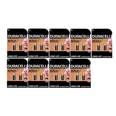 Image de 18 x Duracell MN21 A23 23 A (9 ampoules de 2 batteries) piles