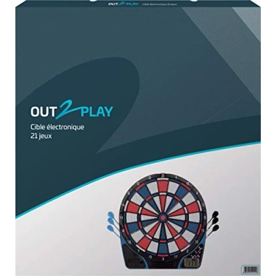 Image de Cible électronique 21 jeux 6 fléchettes Adulte Noir Mixte Pile