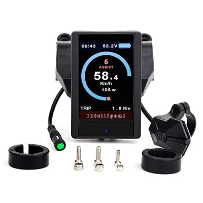 Image de Bafang 8fun Écran LCD 750C 850C 860C C18 C965 C961 500C SW102 pour vélo électrique BBS02 et BBSHD Moteur moyen d&#039;entraînement (affichage coloré 850C)
