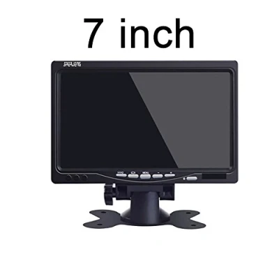 Image de 7 &#039;&#039; Pouces TFT LCD HD Moniteur de Voiture Vue arrière la stationnement avec 2 entrées vidéo pour caméra recul