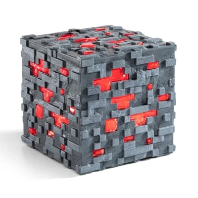 Image de Minecraft Cube minerai de redstone lumineux