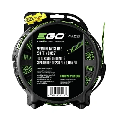 Image de EGO AL2470B Premium Twist String, Fil de débroussailleuse bi composant (Emballage en Vrac), Vert