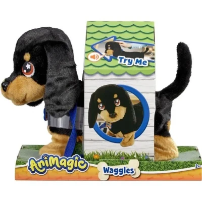 Image de Jouets interactifs GOLIATH Waggles en Balade Peluche teckel à fonction! Dès 3 ans