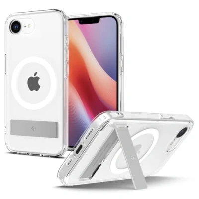 Image de Spigen Coque pour iPhone 16e, Ultra Hybrid S MagFit, [Fixation Flexiblet] Blanc