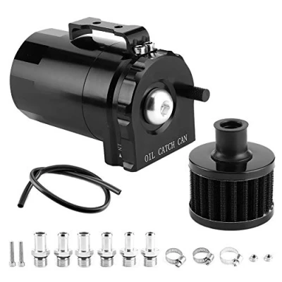 Image de Kit de filtre récupération d&#039;huile, réservoir carburant universel, ockage d&#039;huile peut éventer l&#039;ensemble reniflard cylindre moteur