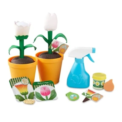 Image de Melissa &amp; Doug, Let&#039;s Explore Ensemble de Jeu Jardinage Fleurs, Jouet Simulation, Âge 3+, Cadeau pour garçon ou Fille 30828 Multicolore