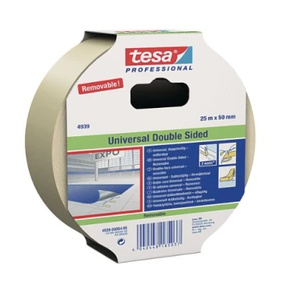 Image de Tesa Ruban adhésif double face universel amovible 50 mm x 25 m
