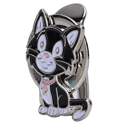 Image de OUKENS marqueur de Balle Golf, Clip visière Chapeau Golf à Motifs Multiples avec magnétique,Clip magnétique (Petit Chat Noir)