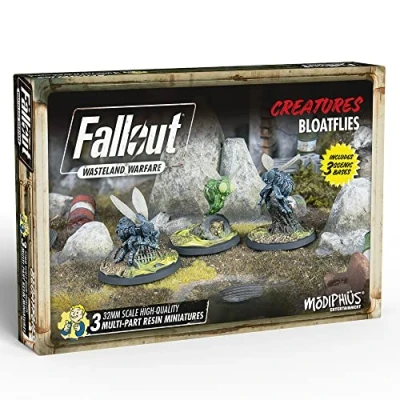 Image de Modiphius Entertainment Fallout Wasteland Warfare Creatures: Bloatflies Miniatures Unpainted