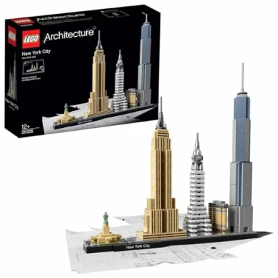 Image de LEGO Architecture New York 21028 Jeu de Construction Statue la Liberté 598 pièces