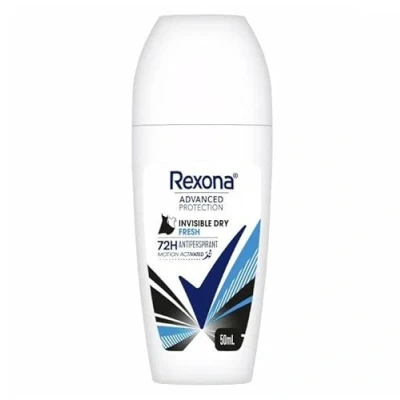 Image de REXONA Roll On Advanced Protection Invisible Dry Fresh 72H 50 ml Lot de 3