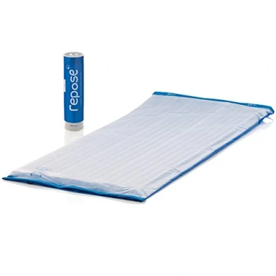 Image de Repose Surmatelas simple pour soulager la pression et pompe manuelle Matelas gonflable lit Aide à prévention des escarres