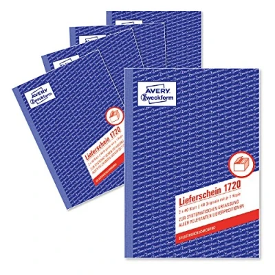 Image de Avery Dennison Zweckform 1720 5 de livraison Note Pad A5 2 x 40 feuilles lot