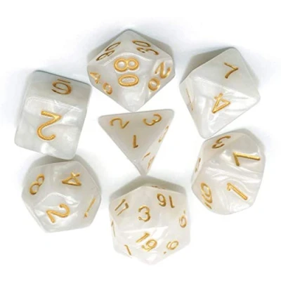 Image de BOBOZHONG Polyédrique Dés,7 PCS Dés JDR Polyédriques,pour donjons et Dragons RPG MTG Pathfinder Autres Jeux de Table