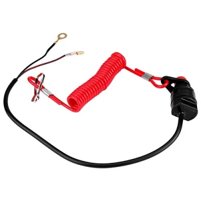 Image de EBTOOLS pour coupe circuit moto kill switch Longe de commutateur d&#039;attache d&#039;arrêt moteur universel l&#039;urgence course VTT