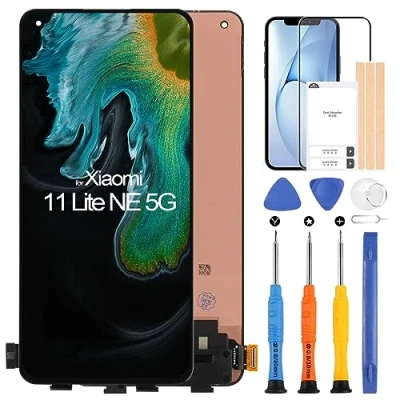 Image de ARSSLY Écran LCD pour Xiaomi 11 Lite NE 5G/Mi 4G et 5G 6,55&quot; Display Digitazer 2109119DG 2107119DC 2109119DI Tactile Assemblée avec outils