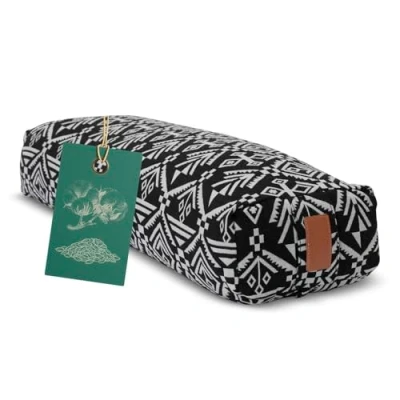Image de DoYourSports Coussin Carré de Yoga et Méditation »Paravati« Bolster Zafu avec Remplissage Coques d&#039;épeautre Organique 67 x 13 cm Siege Confortable Style (7)
