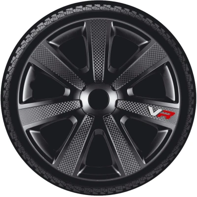 Image de AutoStyle PP 5154B Enjoliveurs 14Pouces noir/carbone