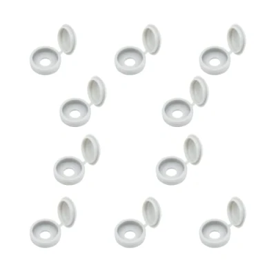 Image de Capuchons de Couvercle à Vis, 10 Pcs Bouchon Cache Vis Charnière, Couvercles Bouton, pour Meubles, Garde Robe, Etagère, Murs, Armoires