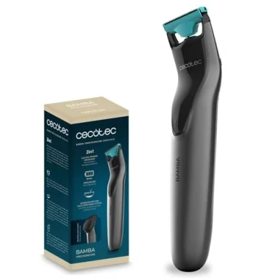 Image de Cecotec tondeuse 2 en 1 Bamba PrecisionCare OneShave. Rasoir et sans fil, autonomie de 45 minutes, lames acier inoxydable peigne réglable