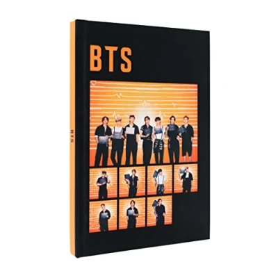 Image de Grupo Erik Carnet De Notes BTS Format A5, Pages Lignées, Couverture Rigide, Notebook, Bullet Journal, Cahier Notes, Journal Intime Z108950