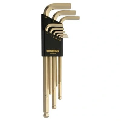 Image de Starrett 38099 Jeu de Clés coudées longues à boule système Métrique