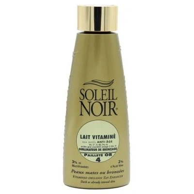 Image de Soleil Noir Lait Vitamine SPF4 Pailleté Or 150ml