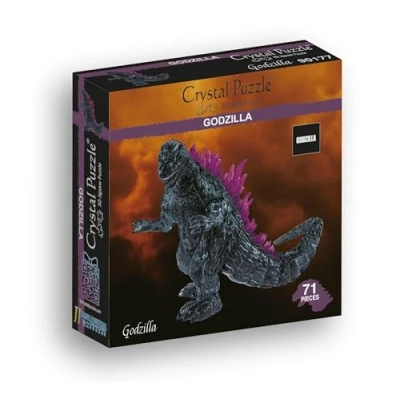Image de HCM Kinzel Puzzle Godzilla 3D, 71 pièces, élément de décoration en Cristal Haute qualité, favorise l&#039;imagination Spatiale, 90177