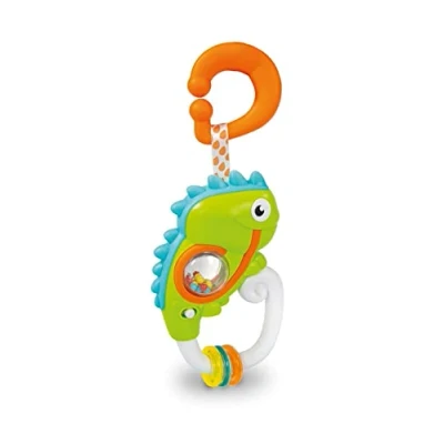 Image de Clementoni Baby Hochet Caméléon interactif, 17332, Multicolore