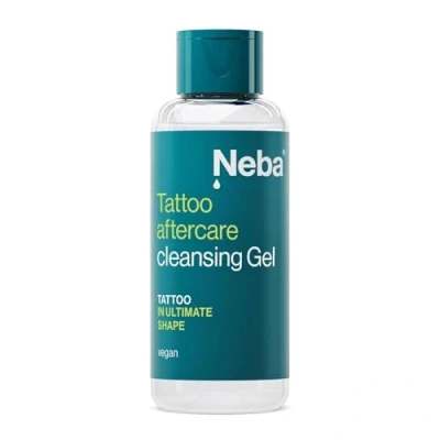 Image de Neba Gel Nettoyant Après Soin Tatouage pour les Tatouages Frais et Guéris Bain Douche, Douche Nourrissante du Corps Peaux Tatouées 100ml