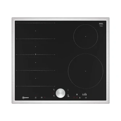 Image de Neff, T66STE4L0 Plaque à induction autonome Flex avec commande Twist Pad N90 Largeur 60 cm Noir Home Connect
