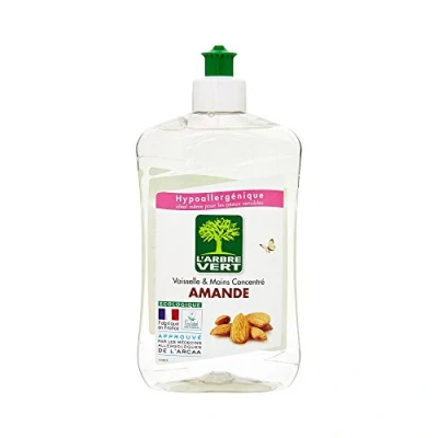 Image de L&#039;Arbre Vert Liquide Vaisselle Amande 500 ml Lot de 3