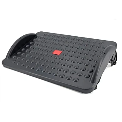 Image de STEY ACCESORIES Repose pied de bureau Ergonomique et inclinable En plastique recyclé 42 x 29 7,5 cm Accessoire Surface d&#039;appui anti dérapante Made in EU