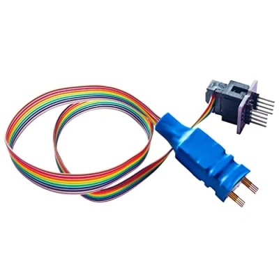 Image de XGOIENZI DFN8 QFN8 WSON8 puce échantillon ligne clip lecture écriture circuit programmation 1.27 6 x 8 pour programme USB EZP2019 EZP2023 Xgecu TL866II T56 T48 RT809F RT809H