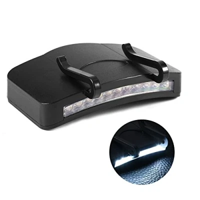 Image de yosoo Hat Clip casquette lumière lampe/lumière/lampe frontale/lampe frontale, 11 LED, pour la pêche, Course à pied,, camping, randonnée et Escalade