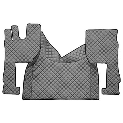 Image de F CORE Tapis de entierement Le Sol Camion compatibilité pour Volvo FH 4 01.13 12.19 5 01.20 AUTOMAT Gris