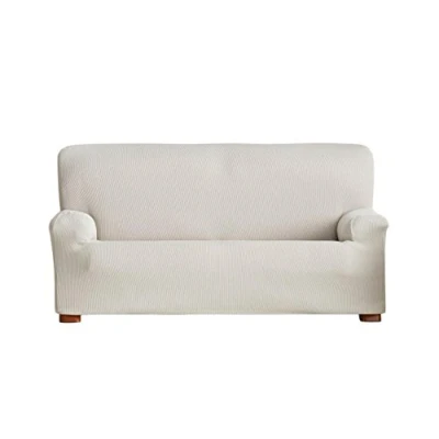 Image de Eysa Ulises élastique Housse de canapé 2 Places Couleur 00 écru, Polyester Coton, Ecru, 37x7x29 cm