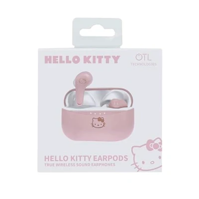 Image de OTL Technologies Ecouteurs sans Fil Bluetooth V5.0 pour Enfant Hello Kitty avec boîtier de Chargement Rose