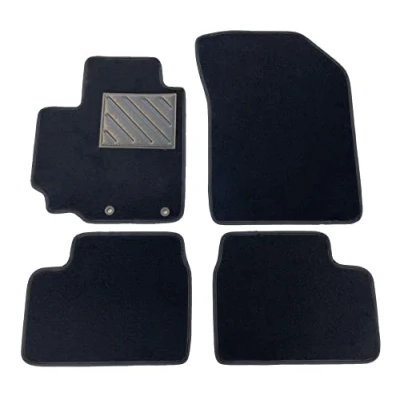 Image de Tapis de Voiture sur Mesure Suzuki Swift (2010 2017), avec seuils Porte en Caoutchouc renforcé et Boutons Fixation