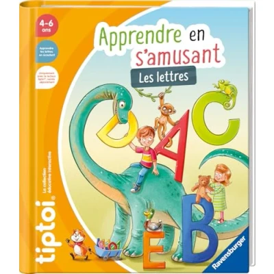 Image de Ravensburger tiptoi® Livre interactif Apprendre en s&#039;amusant : Les Lettres Jeu éducatif électronique, sans écran A partir de 4 Ans Version française 13099050