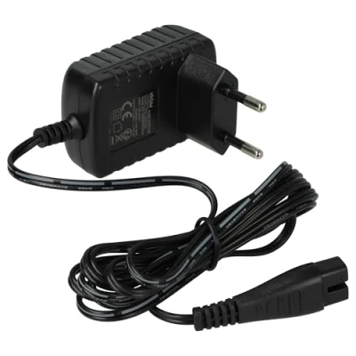 Image de vhbw Chargeur, câble d&#039;alimentation AC remplacement pour Panasonic RE9 39, WER1611K7P64 tondeuse à cheveux