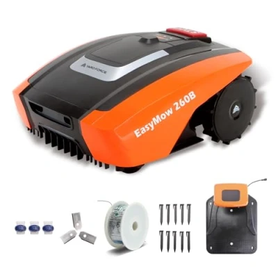 Image de Yard Force Robot Tondeuse Easymow 260B pour Jardins jusqu&#039;à 260m². Noir/Orange