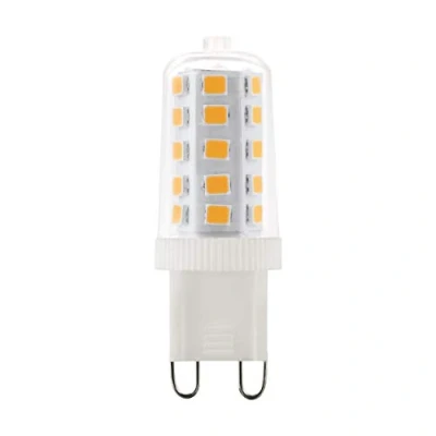 Image de Eglo Ampoule à broche LED G9, lampe crayon dimmable, 3 watts (équivalent 30 watts), 320 lumens, blanc chaud, 3000 Kelvin, Ø 1,6 cm