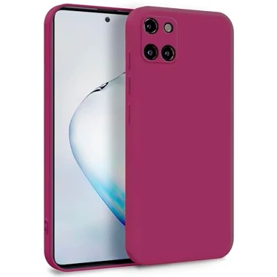 Image de MyGadget Coque pour Samsung Galaxy Note 10 Lite Case Protection Rigide Anti Choc avec Doublure Microfibre Bordeaux