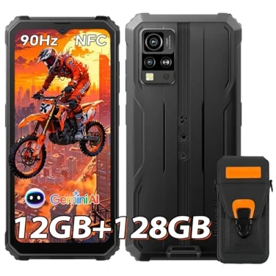Image de Blackview BV4800 Pro 12 Go RAM 128 ROM Android 14 Smartphone 5180 mAh noir