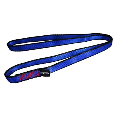 Image de NewDoar CE &amp; UIAA Certifié Escalade Sling 16mm Nylon Runners 22KN 4840LB Cordon Utilitaire Escalade,Création d&#039;un système d&#039;ancres,Équipement de Rappel,Travail dans Les Arbres BU/240/1