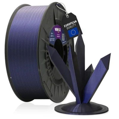 Image de WINKLE Filament PLA HD Interférence 2.85mm Bleu Galaxie pour Impression 3D, Bobine 1kg, Imprimante Matériaux d&#039;impression 3D en Filament, Précision Dimensionnelle +/ 0.05mm