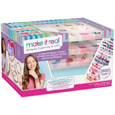 Image de Make It Real Deluxe Beads Set (2.700 Pieces), Multicoloured, 1701