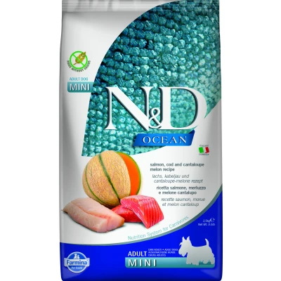Image de N&amp;D Ocean nourriture pour chiens Saumon petit races 2,5 kg